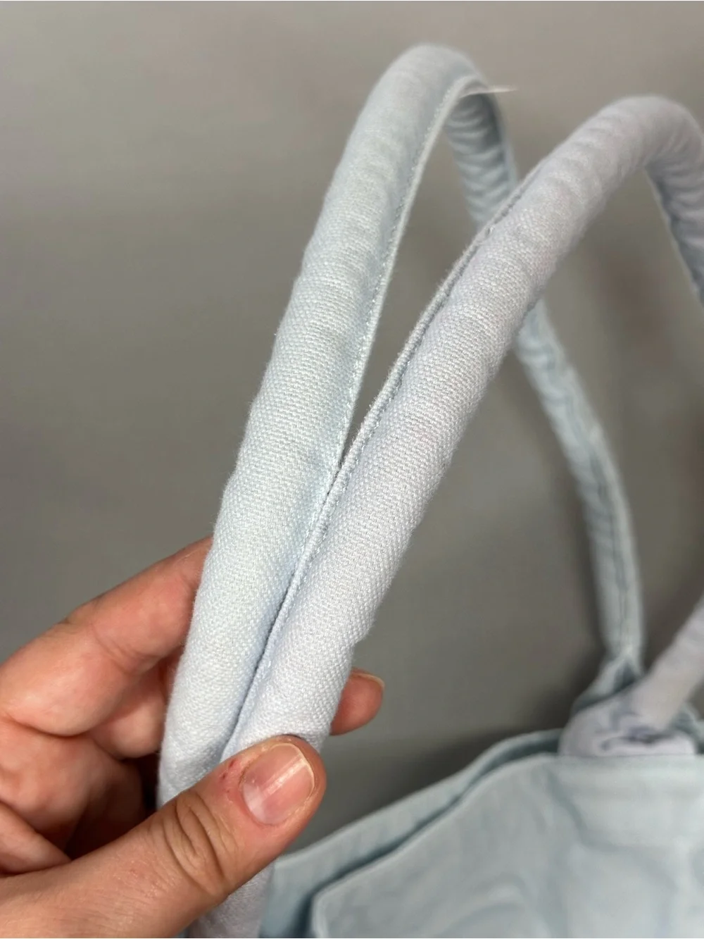 Athleta 100% Cotton Canvas Ombre Tote Bag, Fully Lined